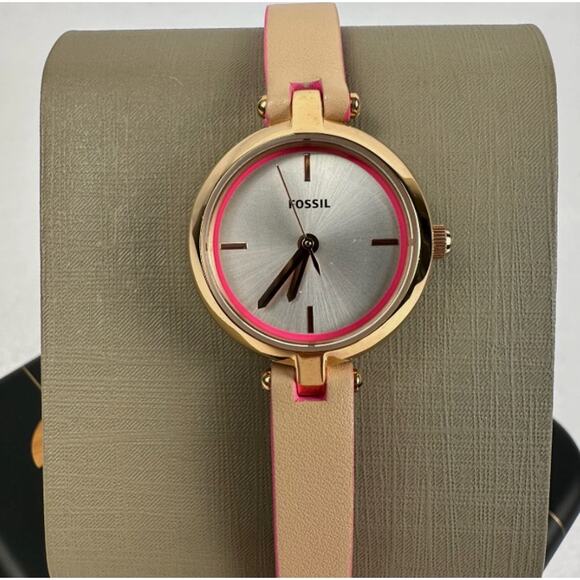 Fossil BQ3616 Kerrigan Mini Leather Watch - Picture 1 of 7